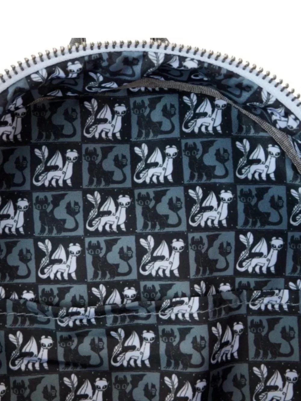 Loungefly How to Train Your Dragon Light & Night Fury Cosplay Mini Backpack NWT